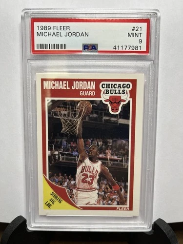 1989-90 Fleer - Michael Jordan #21 PSA Mint 9