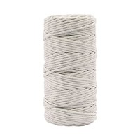 Makramee Garn 3Mm X 100M Hellgrau 100% Baumwolle FüR Diy Dekoration