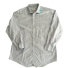 Brooks Brothers Regent Long Sleeve Button Down Shirt Striped Blue Yellow