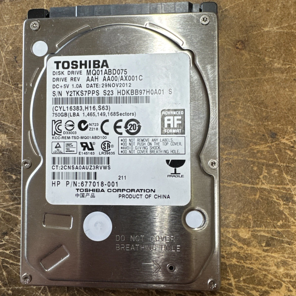 買い得 TOSHIBA MQ01ABD200 2000GB HDD 5400RPM 【公式通販】