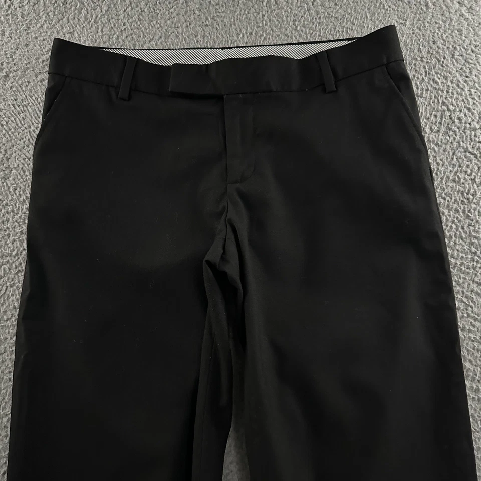Pantalones para mujer Gap negros talla 4 carrera oficina tiro medio mezcla de poliéster Foto 2 de 4