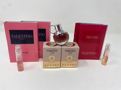 3 Valentino Born in Roma Donna  3 Valentino Voce Viva & 2 Azzaro Girl mini box