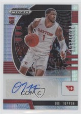 2020-21 Panini Prizm Draft Picks Prospect Hyper Obi Toppin #PA-OT Auto 12kd