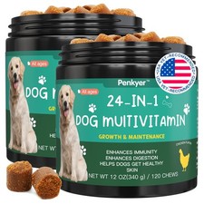 Dog Vitamins and Supplements, Senior Puppy Multivitamin for Dogs Support wit...