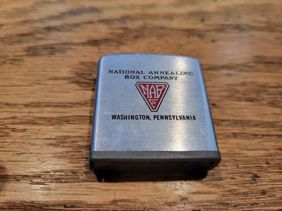 Zippo Rule Taschenmaßband National Annealing Box Co Washington Penn