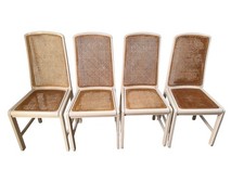 SET 4 SEDIE IN LEGNO PAGLIA DI VIENNA DESIGN ANNI ’70 MARIO SABOT