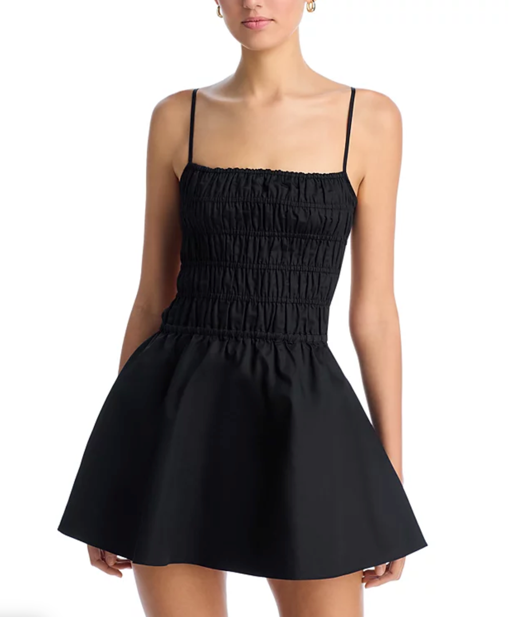 Solid & Striped Women's The Mini Delta Dress Swim Cover-Up Black Size M  10537 | eBay