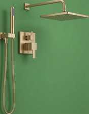 Delta 342701-CZ Modern Square Raincan Shower ...