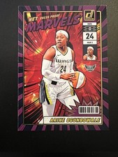 2025 Donruss WNBA Arike Ogunbowale Net Marvels Purple Press Proof SP Wings