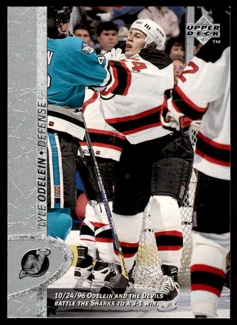 1996-97 Upper Deck Lyle Odelein New Jersey Devils #289