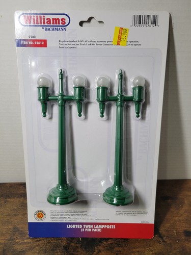 Faros gemelos iluminados Williams de Bachmann # 42612 NUEVO | Condition: New