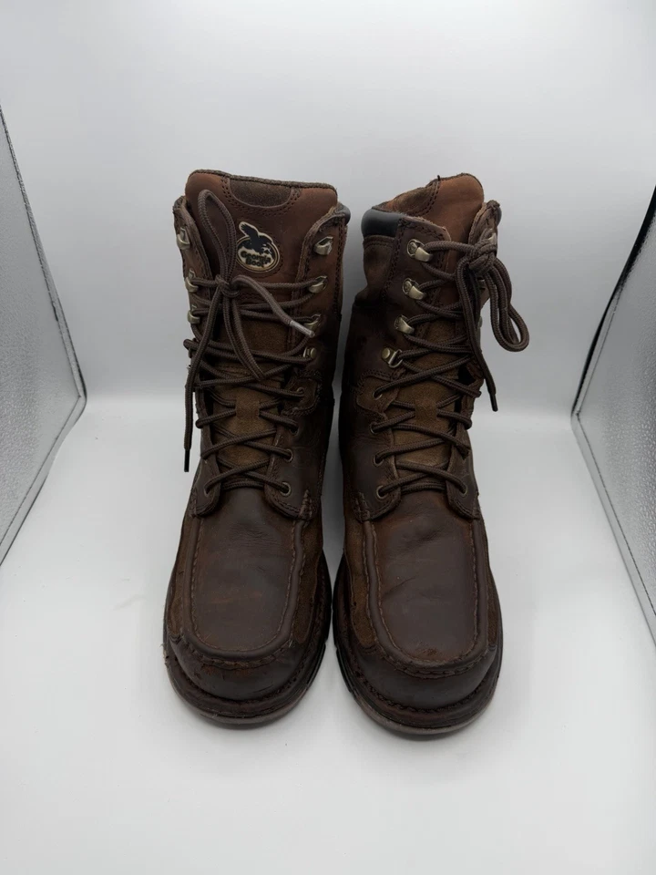 Georgia Boot G9453 Botas de Trabajo Impermeables Hombres 11M EH Resistente al Deslizamiento Cuero Marrón Foto 2 de 4