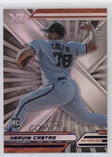 2022 Panini Chronicles Xr Purple 15/25 Kervin Castro #9 1ok6