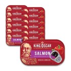 12 CANS KING OSCAR SALMON MEDITERRANEAN STYLE BB 2 5 31 FRESH Skinless Boneless