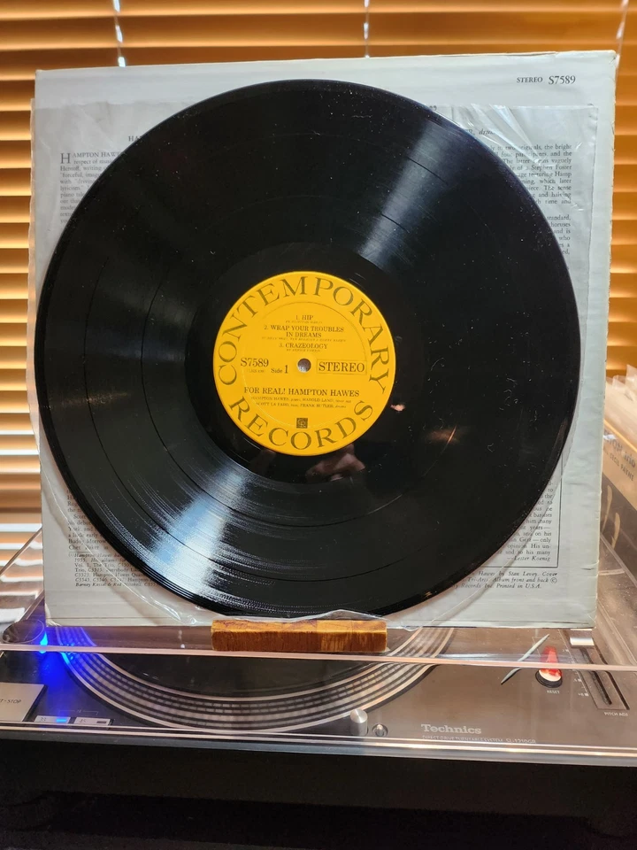 Hampton Hawes, For Real, 1970's Contemporary Stereo, S7589, VG+/VG - Imagem 3 de 4