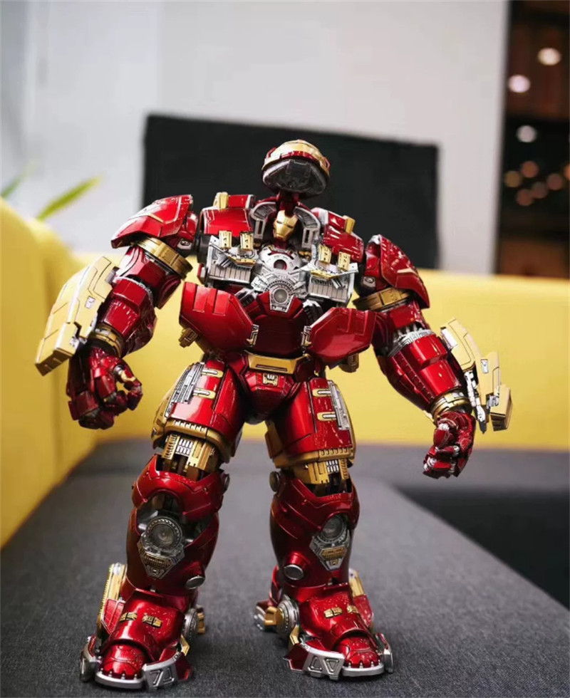 1/12 Comicave CS  Iron Man MK44 Hulkbuster Metal LED Action Figure Model Toy