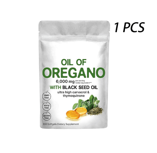 1-3PACK Ingredients Oil of Oregano 180 Softgels Formulated with Black Seed Oil - Picture 17 of 19