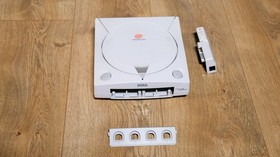 Sega Dreamcast Console Bundle - NTSC-J - Clear Purple Shell - Tested - US Seller