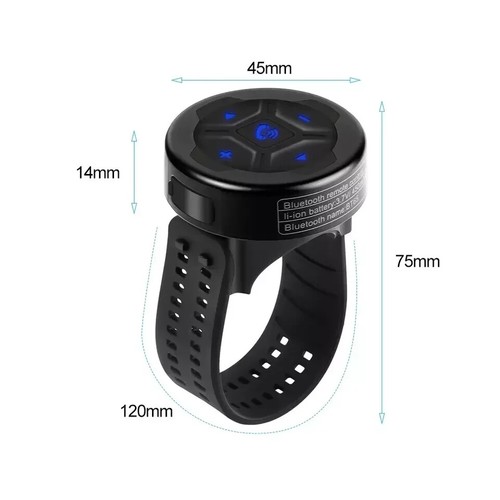 Bluetooth 5.3 Fernbedienung Motorrad Fahrrad Selfie Wasserdicht Telefon Controller - Bild 4 von 10