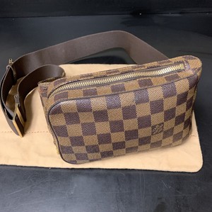 vuitton bumbag damier geronimo ebene lv waist authentic belt louis bag body