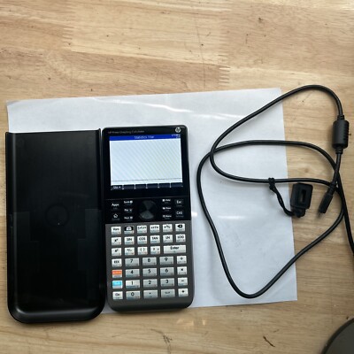Hewlett Packard HP prime  Graphing Calculator With Case Tested W charger CAS G1