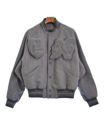 LOUIS VUITTON Varsity Jacket Gray 48(Approx. L LOUIS VUITTON Varsity Jacket Gray 48(Approx. L