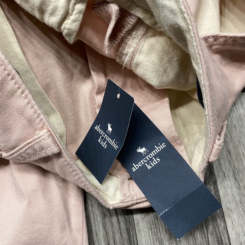 "NEW" ABERCROMBIE & FITCH Classic Adjustable Waist Peach Bermuda Girl's 15/16 - Picture 7 of 11