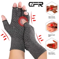 Compression Gloves Arthritis Carpal Tunnel Hand Wrist Brace Support Pain Relieve