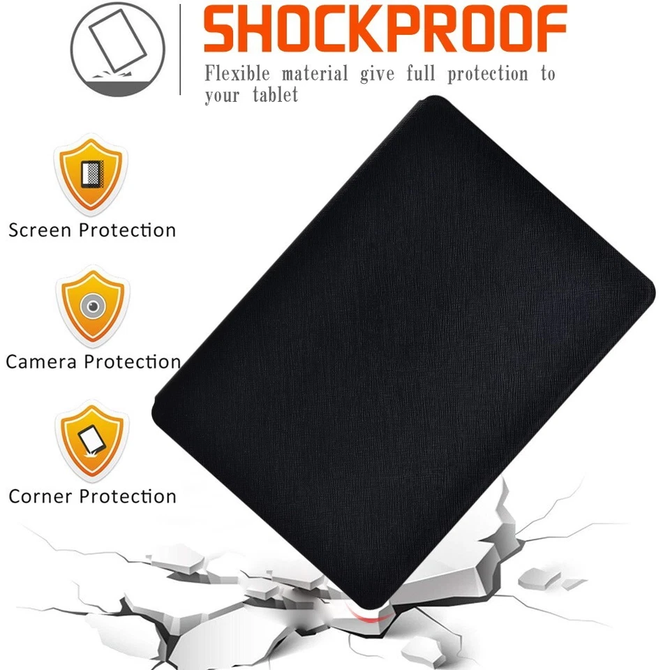 Marble PU Leather Tablet Stand Cover Case For Apple iPad 11th Gen A16 2025  +Pen - Image 4 of 4