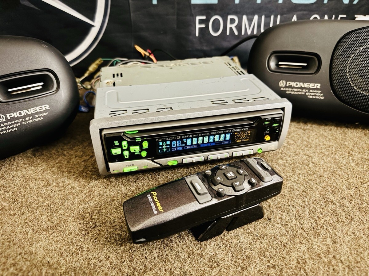 PIONEER CARROZZERIA DEH-P500 Car Radio CD Receiver Old PIONEER CARROZZERIA DEH-P500 Car Radio CD Receiver Old