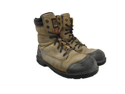 Kodiak Men's 8'' Blue Plus Aluminum Toe Composite Plate Work Boots Taupe Size 9M
