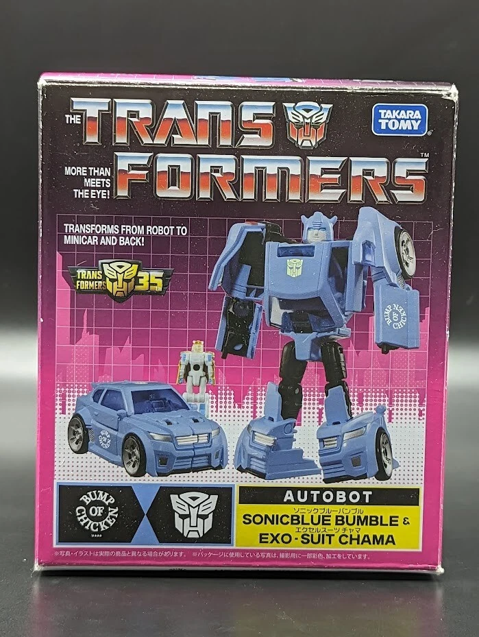 Transformers Sonicblue Bumble EXO-SUIT CHAMA complete Bump Of Chicken LG Legends