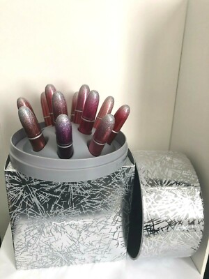 MAC HOLIDAY SUREFIRE HIT MINI LIPSTICK X 12 VAULT Gift Set Box 