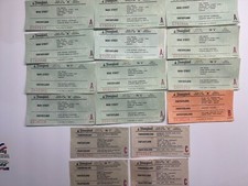 Vintage Disneyland Ticket Lot 16 A=11 B=1 C=4
