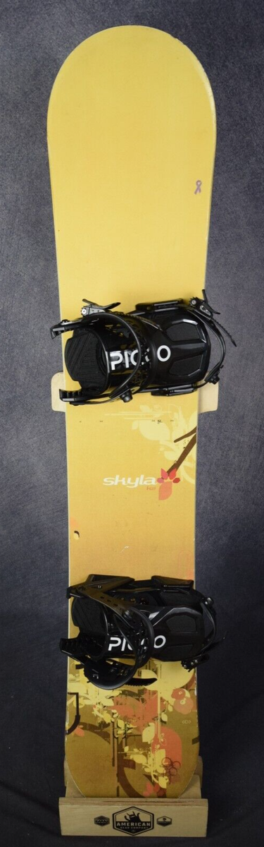 K2 SKYLA SNOWBOARD SIZE 147 CM WITH NEW PICCO MEDIUM K2 SKYLA SNOWBOARD SIZE 147 CM WITH NEW PICCO MEDIUM