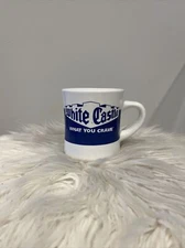 White Castle What You Crave 1998 Diner Style Coffee Mug Vintage Restaurant Ad