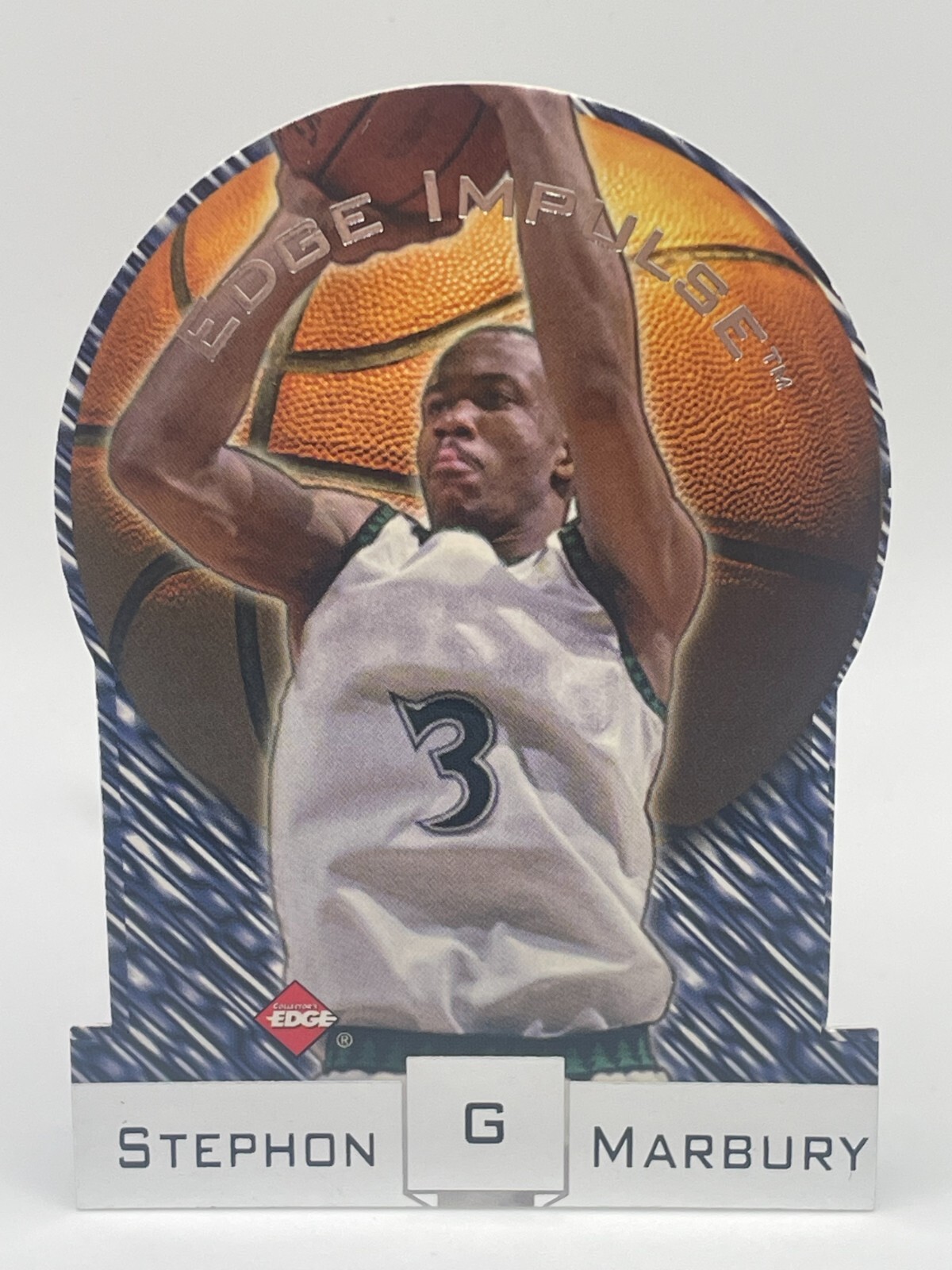 Stephon Marbury 1997 Collector's Edge Impulse Die Cut #16 B1