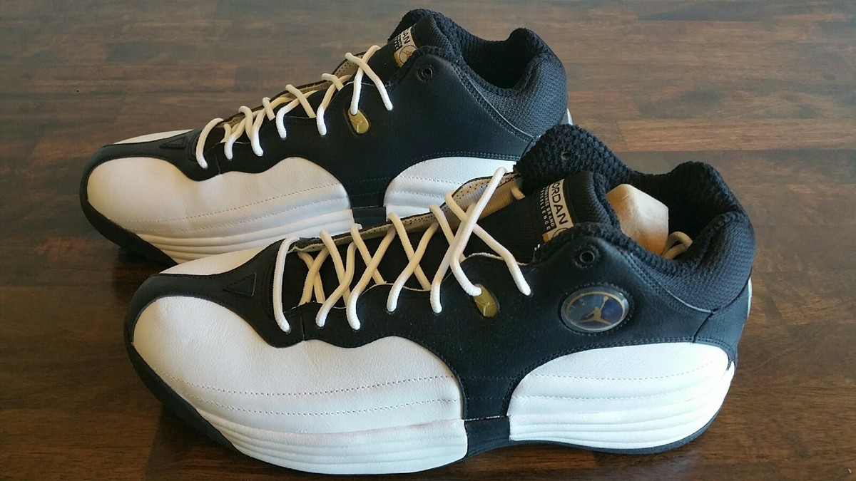 Nike Jordan Jumpman Team 1 White Black Gold 13 NIB CZ9171 