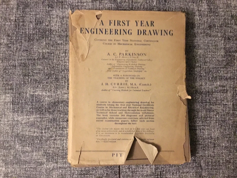 A First Year Engineering Drawing (1939) by A.C. Parkinson. - Image 2 of 4
