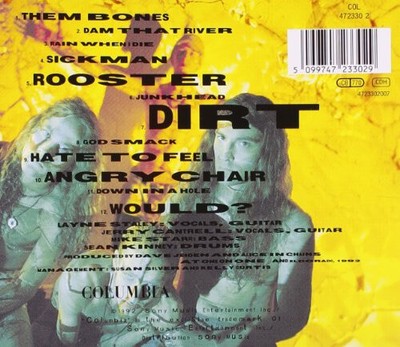 Dirt by ALICE IN CHAINS