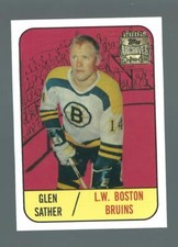 2002 Glen Sather Bruins Topps OPC # 38 RC Reprint #67 *266A