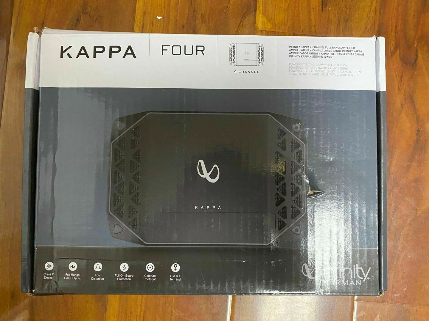 infinity kappa amp 4 channel