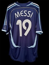 Lionel Messi Argentina 2XL 2006 World Cup Away Jersey Soccer Football