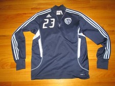 SPORTING KANSAS CITY 2012 vtg Pullover Adidas Soccer Jersey Jacket Kei Kamara M