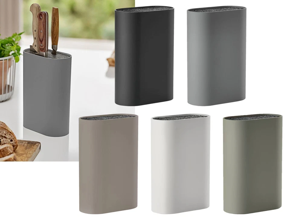 Zone Messerblock Borsten oval universal 24cm hoch Messerhalter ohne Messer - Bild 2 von 3