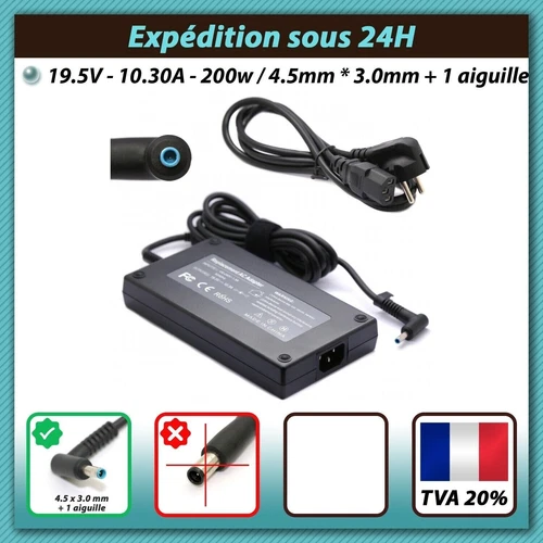 CHARGEUR ALIMENTATION POUR HP Omen 15-dc0999ne    200W