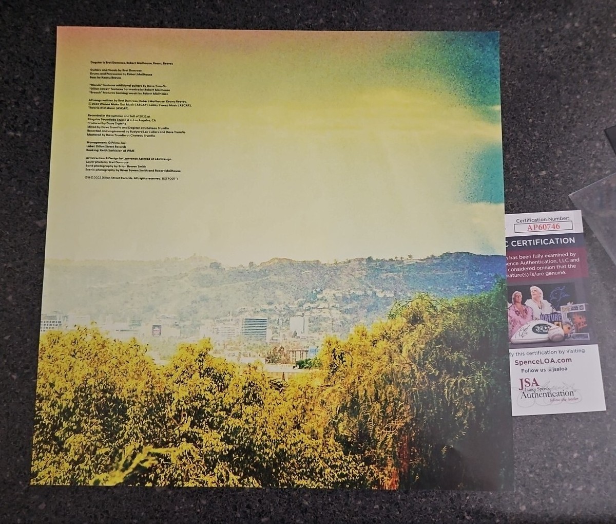 DOGSTAR ALL IN NOW 直筆サイン入り Keanu Reeves Band Dogstar SIGNED