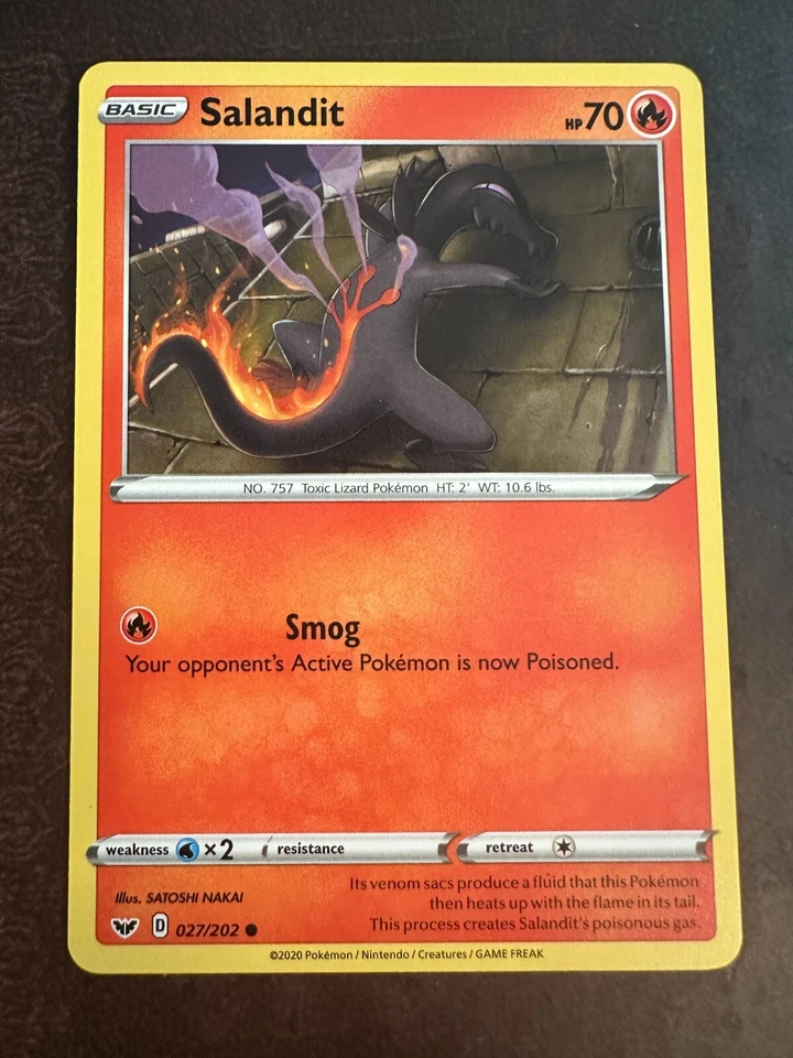 Salandit 027/202 Swsh01: Sword & Shield Regular - Image 1 of 2