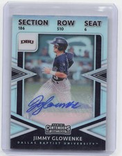 2020 Panini Elite Extra Edition #CT-JG Jimmy Glowenke College Tickets Signatures
