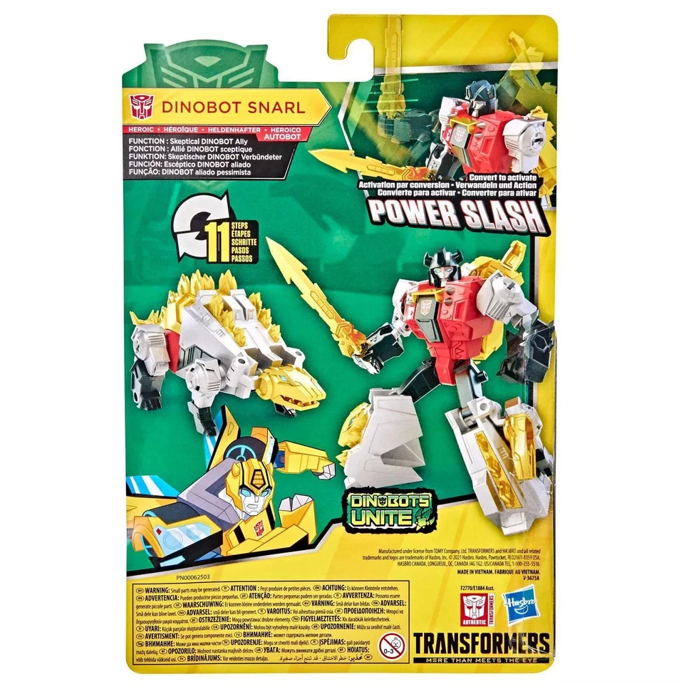 Transformers Cyberverse DINOBOT SNARL Action Attackers Warrior 5"-inch Figure - Image 4 of 4